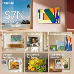 Hisense 55S7NQ Canvas TV - 55 inch - 4K QLED - 2024 — thumbnail 10