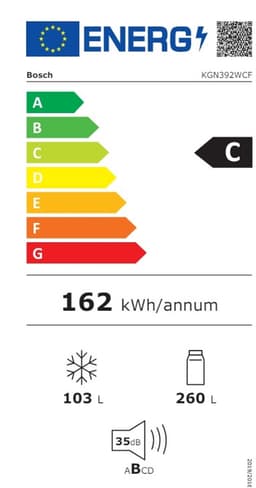 Bosch Serie 4 KGN392WCF - Vrijstaande koel-vriescombinatie - Total NoFrost; Nooit meer ontdooien - Zeer stil - VitaFresh XXL 0°C: houd etenswaren langer vers met extra ruime vershoudlades - Wit — thumbnail 16