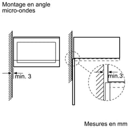 Bosch BFL554MB0 - Serie 6 - Inbouwmagnetron - 25 l - 900 W - Eenvoudig te reinigen: hydrolyse - Zwart — thumbnail 8