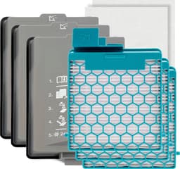 Filter set geschikt voor Miele CX1 Boost - CX FSF HEPA Fijnstoffilter Hygiëne filter (uitblaas) SF HY 60 — thumbnail 1