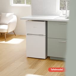 KitchenBrothers Koelkast - 61L Koelvak - 24L Vriesvak - Koelvriescombinatie - Ijskast - Frigo - Vrijstaand - Wit — thumbnail 9