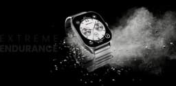 HiFuture Apex Roestvrijstalen Smartwatch heren, 2.04 Amoled Display, IP68 waterdicht, Tot 7 dagen batterijduur, hartslagmeter, Stappenteller, Compatibel met iOS en Android (Zilver) — thumbnail 8