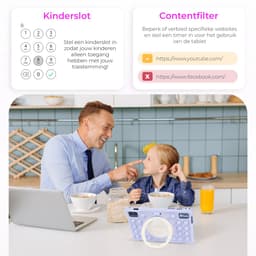 ATouch Kindertablet Tab 10 Pro - Vanaf 3 jaar - Kinder Tablet - 10 Inch - Ouderlijk Toezicht - Tablet Kinderen - 6000 mAh Batterij - Kids Tablet - 128GB+64SD - Octa Core - Paars — thumbnail 10