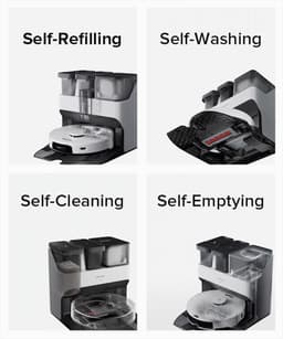 Roborock S7 Pro Ultra - Robotstofzuiger - Wit - Met laadstation - 3D Mapping - Zelf wassen, vullen, legen — thumbnail 18