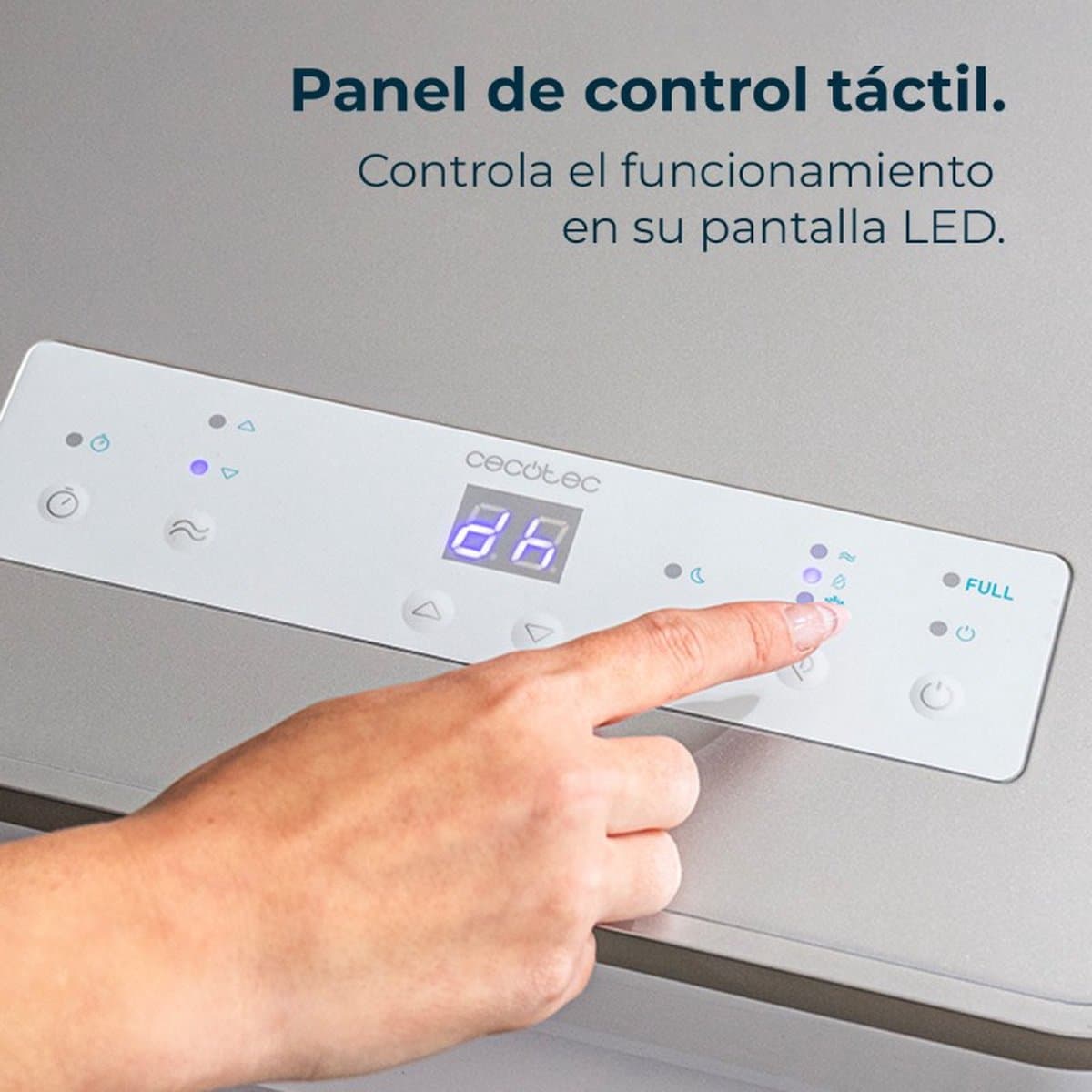 Cecotec 08173 mobiele airconditioner 65 dB 1010 W Grijs — afbeelding 1