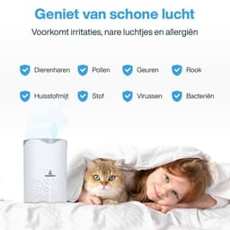 Luchtreiniger met Ionisator – Air Purifier met HEPA Filter – Clean Air – Luchtzuiveraar met UV – Incl. Extra Luchtfilterset — thumbnail 2