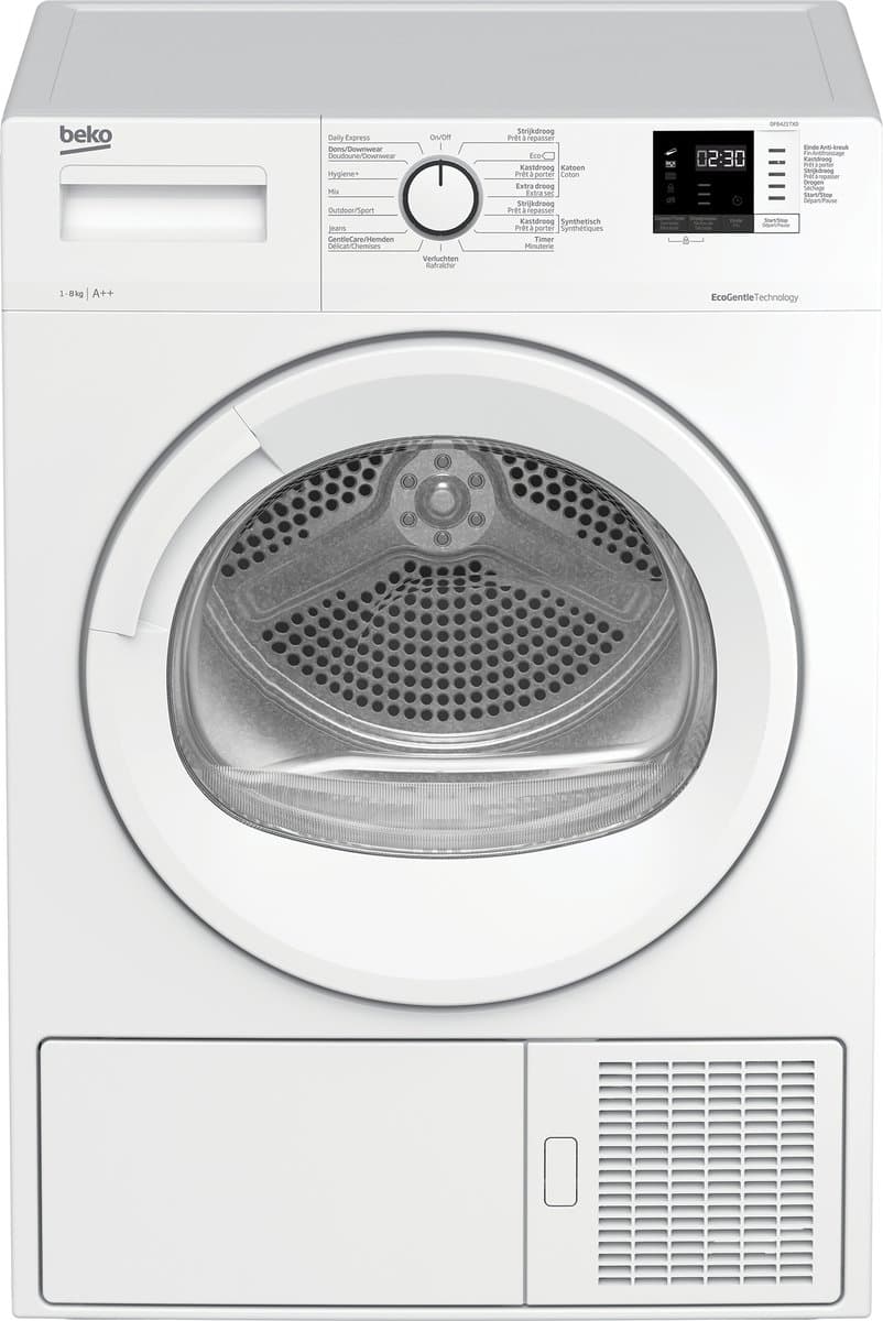 Beko DF8421TX0 - Warmtepompdroger - NL/FR — afbeelding 1