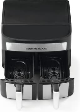 GOURMETmaxx Dubbelkamer Airfryer 2x 3,5L - Roestvrij staal | Airfryer Oven met synchroon-kookzones, timerfunctie & touchdisplay | energiezuinig frituren | 10 programma's | 2400 watt | heteluchtoven — thumbnail 15