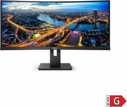 Philips 346B1C - QHD Ultrawide Monitor - USB-C 90W - KVM-Switch - RJ45 - Powersensor - Lichtsensor - 34 Inch - 100hz — thumbnail 4