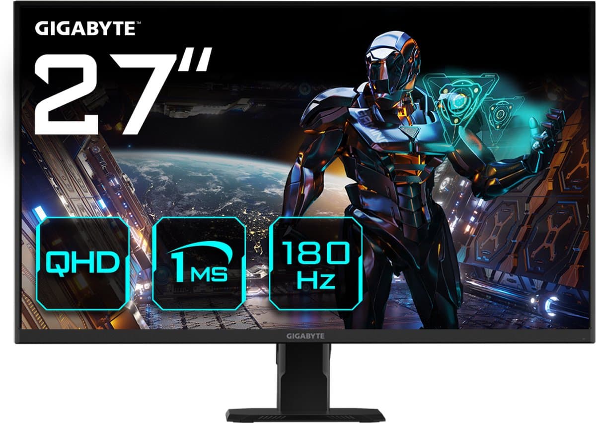 Gigabyte GS27QA - QHD IPS Gaming Monitor - 180hz - 27 inch — afbeelding 1