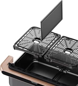 Cosori Dual Blaze Twinfry – Dubbele Airfryer XXL – 10L – Dual Zone of MegaZone – 6 Programma’s — thumbnail 12