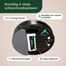 iRobot Roomba Combo® 2 Essential + AutoWash Dock - Robotstofzuiger met Dweilfunctie - Zwart - Y0510 — thumbnail 15