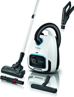 Bosch ProSilence BGB6SIL1 Serie 6 - Stofzuiger met zak - 12mtr bereik - Vacuum cleaner - Afstandbediening in handvat - 66dB - HEPA - Wit — thumbnail 1