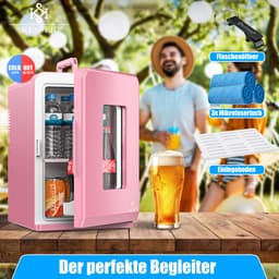 KESSER® Tafelmodel Koelkast 15 Liter AC DC 220-240V en 12V - Mini Koelkast Vrijstaand met Verwarmingsfunctie - Koelbox ideaal voor Auto en camperen - — thumbnail 17