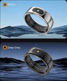 WizBay Premium Select® Smart Ring Zilver - Hartslag, Slaap, Zuurstof - Multi Sport Modi - Oplaadcase - Maat 11 — thumbnail 8