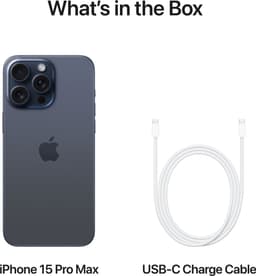 Apple iPhone 15 Pro Max - 256GB - Blauw Titanium — thumbnail 5