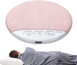 Set van 2 kussens met ingebouwde draadloze luidsprekers, slaapkussens met luidsprekers, voorzien van witte ruis en een timerfunctie, geschikt voor thuis, in hotels, bij meditatie en tijdens het slapen, te plaatsen op het nachtkastje — thumbnail 1