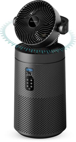 Bloomfold Luchtreiniger en Ventilator Cyclone – H13 HEPA & UVC-licht – 400 m³/h CADR – Air Purifier - Medische Filtratieklasse tegen Pollen & Fijnstof — thumbnail 1