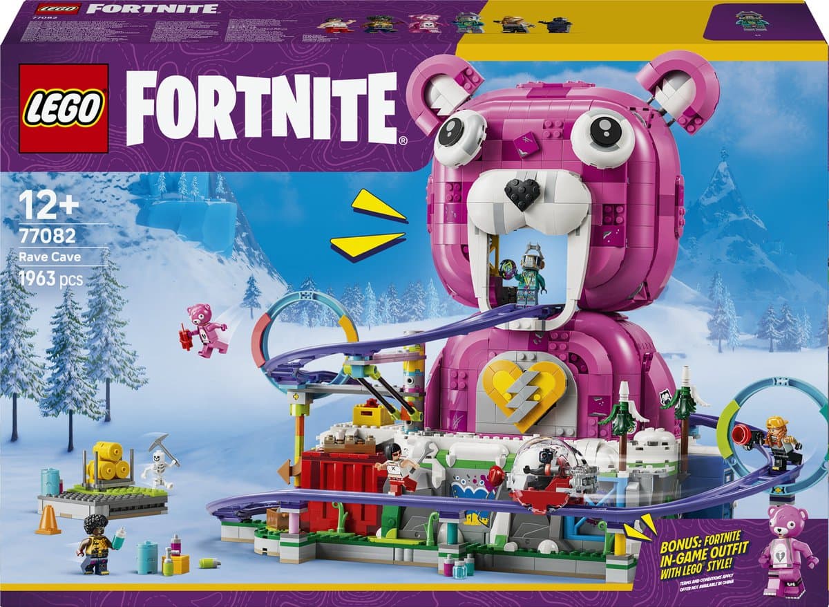 LEGO Fortnite Rave Cave Bouwpakket voor Kinderen en Slaapkamer Decoratie 77082 — afbeelding 1