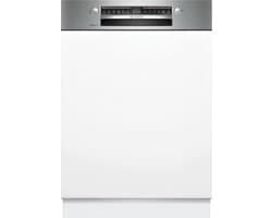 Bosch SMI4ECS28E - Serie 4 - Inbouwvaatwasser - 60 cm - Geborsteld staal - Energielabel A - Home Connect