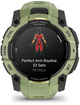 Garmin Instinct® 3 - Smartwatch - AMOLED - 50 mm - Fern Green - Limited edition — thumbnail 11