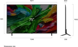 LG 75QNED85A6C - 75 inch - 4K QNED Evo - 2025 - Smart TV — thumbnail 3