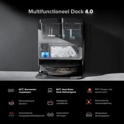 Roborock Saros 10R-Robotstofzuiger Met Dweilfunctie-22000Pa-7,98 cm Ultraslank Ontwerp-Vuildetectiesysteem-80℃ Warmwatermopwas-Zelfreinigend Station & Anti-Klit Borstels-Slimme spraakassistent-S8 maxv ultra Upgrade — thumbnail 3