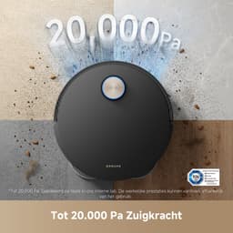 Dreame X50 Ultra Complete - Robotstofzuiger met dweilfunctie - Geschikt voor huisdierharen - Complete Accessoires kit - Eenvoudig schoonmaken van laag meubilair - Zwart — thumbnail 6