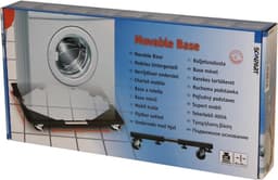 Scanpart wasmachine verhoger met wielen - 10 centimeter verhoging - Maximaal 138 kg - 56 x 56 cm - Universeel — thumbnail 7