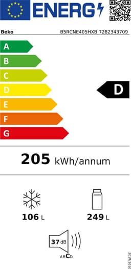Beko B5RCNE405HXB - HarvestFresh® - Koelvriescombinatie — thumbnail 2
