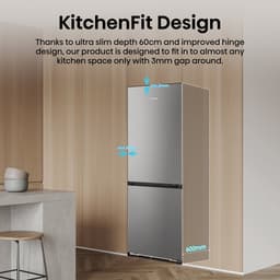 Hisense RB3K330SAIC - Vrijstaande koel-vriescombinatie - 185 cm hoog - 330 liter - Energielabel C - Geluidsniveau 35 dB - LED Display - SuperCool - FastFreeze - Deuralarm - Kinderslot - Interverter Compressor - ConnectLife — thumbnail 16