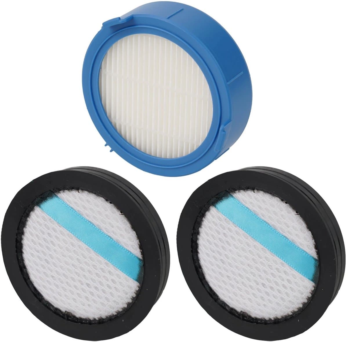 HEPA Filter - 3 stuks - geschikt voor AEG 8000 Ultimate - AEG 8000 - AEG ASKW4 - ESKW4 - FX8 - AZE156 - voor Steelstofzuiger - steelstofzuiger draadloos — afbeelding 1