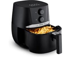 SCH® Mini airfryer - Airfryer - Airfryer klein - Zwart - 27cm x 27cm x 31cm