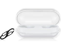 kwmobile Earphones Case for Sony WF-C500 Case - Clear TPU Silicone Earbuds Cover - Transparent