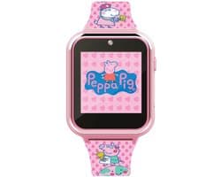 Accutime Peppa Pig Smartwatch Kinderen - Selfie Camera, Foto & Video - Roze