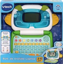 VTech Bob de Vrolijke Laptop - Speelgoed Computer - Maak Kennis met Letters, Cijfers en Tellen - Cadeau - 3 tot 6 Jaar — thumbnail 6