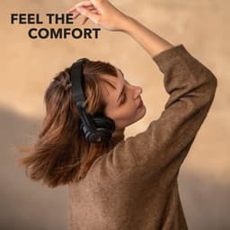 Soundcore by Anker Life Q30 Hybrid Active Noise Cancelling Headphones with Multiple Modes, Hi-Res Sound, 40H Playtime, Fast Charge, Soft Earcups, Bluetooth Headphones, Travel - Zwart — thumbnail 10