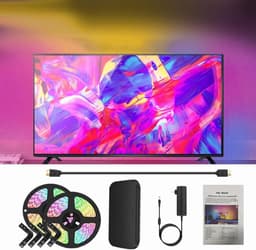 LED TV Achtergrondverlichting met HDMI Sync Box - Kleur Synchronisatie voor Muziek en Gaming (42-158 inch) — thumbnail 1