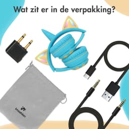 imoshion Kinder Koptelefoon Unicorn - Bluetooth en Decibelbegrenzer - Draadloze Koptelefoon Kinderen — thumbnail 11
