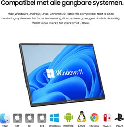 Blackview Table 9 Portable Monitor - 16 Inch Full HD Draagbare monitor - Draagbaar scherm met USB-C & HDMI - Plug & Play — thumbnail 3