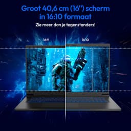 "ERAZER Beast 16 X1 Ultimate - high-end gaming-laptop - Intel� Core� Ultra 9 Processor 275HX - 16"" Mini LED Vivid Display met 300Hz - NVIDIA GeForce RTX 5090 - 2 TB PCIe SSD - 32 GB RAM NL" — thumbnail 8