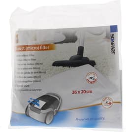 Scanpart stofzuiger uitblaas micro filter - 26 x 20 cm knipbaar - Geschikt voor AEG Bosch Miele Philips Siemens - Stofzuigerfilter - Universeel — thumbnail 2
