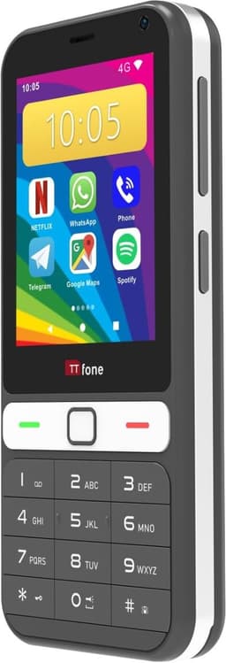 Eenvoudige Mobiele Telefoon - 4G Android Telefoon - Makkelijk Bellen - Touchscreen en Toetsenbord - 28 Inch Scherm — thumbnail 6
