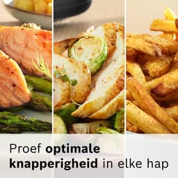 Bosch MAF671B0 Airfryer XXL - Serie 6 - 7,2L - Shake alarm - Kijkvenster - Warmhoudfunctie - 7 programma's - Tot 5 personen - Zwart — thumbnail 13