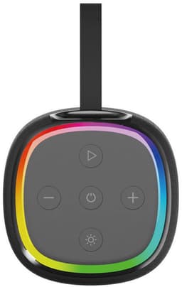 Gembird Bluetooth Speaker - LED Verlichting - 10W - Draadloos - Zwart — thumbnail 8