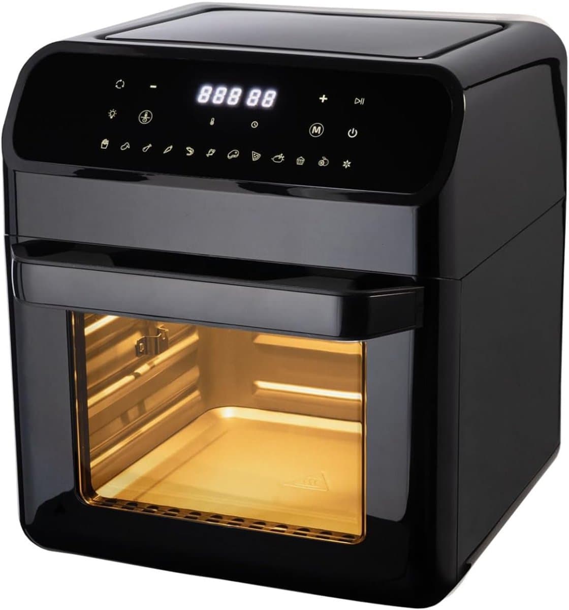 Aurixi® Heteluchtoven - Oven - Airfryer Oven - Zwart - 38cm x 31cm x 36cm — afbeelding 1