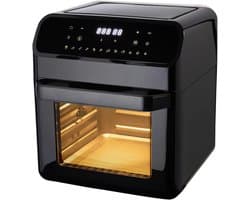 Aurixi® Heteluchtoven - Oven - Airfryer Oven - Zwart - 38cm x 31cm x 36cm