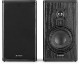 Draadloze speakers - Audizio BS20 speakerset - Luidspreker boxen met Bluetooth - Oplaadbare accu - Antraciet — thumbnail 9