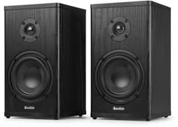 Draadloze speakers - Audizio BS20 speakerset - Luidspreker boxen met Bluetooth - Oplaadbare accu - Antraciet — thumbnail 15