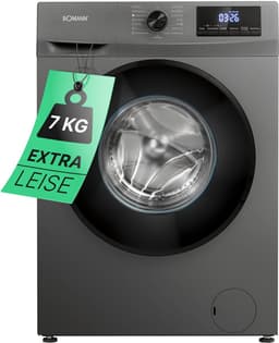 Bomann WA 7175 T Wasmachine - 7KG - 1400 toeren - 15 programma's - Stoomfunctie - Energieklasse A - 10 jaar motorgarantie — thumbnail 1